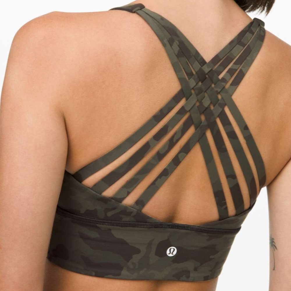 Lululemon Free To Be Moved Bra
Incognito Camo Multi Gator Green